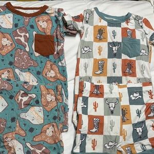 Western 2T Bamboo 2 Piece Short Sleeve Shorts Set